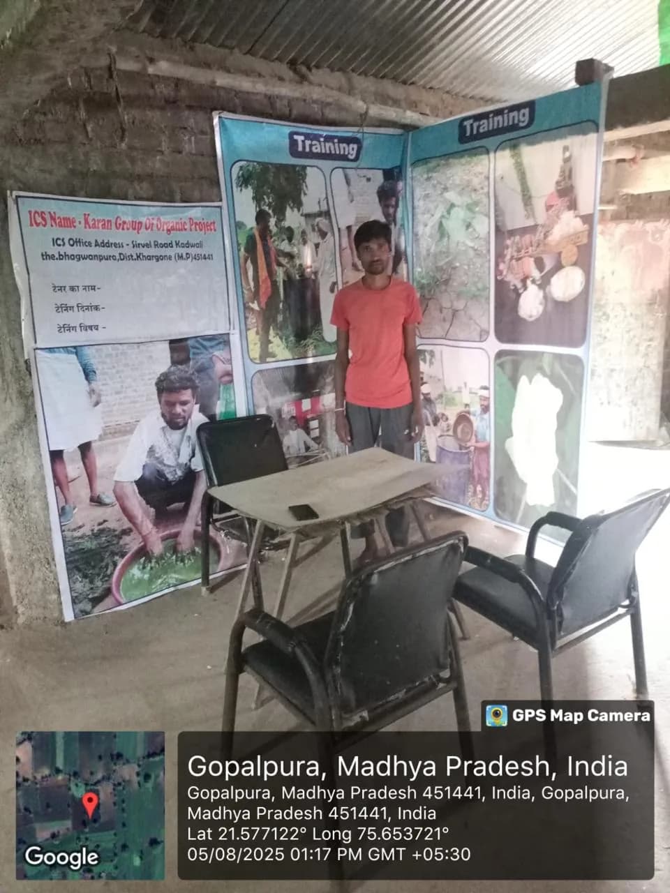 Training session set up for local farmers